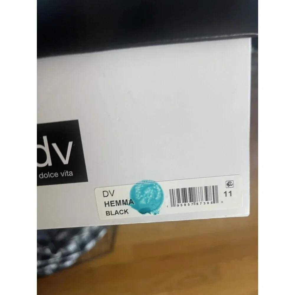 Dolce Vita Hemma Size 11 Women’s Sandals Black Color Heels Shoes Women 2 3/4 In - Picture 7 of 7